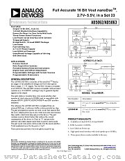 AD5062BRJZ-1REEL7 datasheet pdf Analog Devices