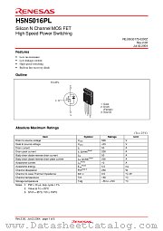H5N5016PL datasheet pdf Renesas