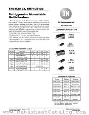 SN74LS123N datasheet pdf ON Semiconductor