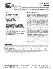 CY7C1329-100AI datasheet pdf Cypress
