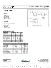 LP377TYL1-40G datasheet pdf Marktech Optoelectronics