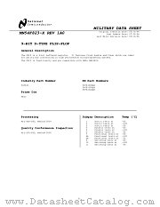 54F823FMQB datasheet pdf National Semiconductor
