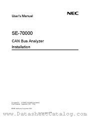 SE-70000 datasheet pdf NEC