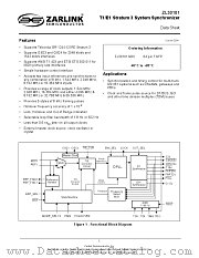 ZL30101 datasheet pdf Zarlink Semiconductor