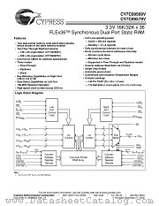 CY7C09579V-83BBC datasheet pdf Cypress