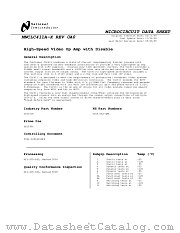 5962-9456601MPA datasheet pdf National Semiconductor