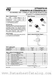 STB80NF55-08T4 datasheet pdf ST Microelectronics