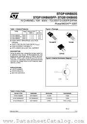 STGB10NB60S datasheet pdf ST Microelectronics