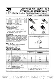 STB80NF55-06T4 datasheet pdf ST Microelectronics