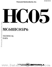68HC05P6 datasheet pdf Freescale (Motorola)