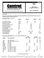 2N5308 datasheet pdf Central Semiconductor