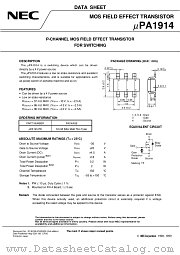 UPA1914TE-T2 datasheet pdf NEC