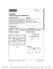 CD4503BCM datasheet pdf Fairchild Semiconductor