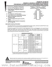 CD74HC190PWT datasheet pdf Texas Instruments