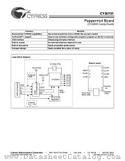 CY30701 datasheet pdf Cypress