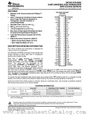 SN74ALVCH16600DLR datasheet pdf Texas Instruments