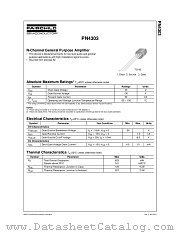 PN4303 datasheet pdf Fairchild Semiconductor