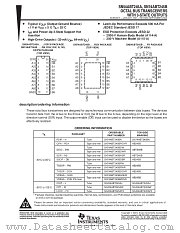 SN74ABT245BGQNR datasheet pdf Texas Instruments