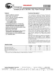 CY7C1383D datasheet pdf Cypress