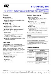 STV-674/501C-R01 datasheet pdf ST Microelectronics