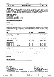 TFS400 datasheet pdf Vectron
