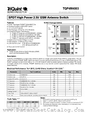 TQP4M4003 datasheet pdf TriQuint Semiconductor