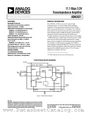 ADN2821ACHIPS-02K datasheet pdf Analog Devices