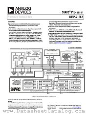 ADSP-21367 datasheet pdf Analog Devices