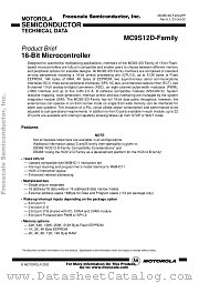 MC9S12B128 datasheet pdf Freescale (Motorola)