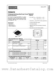 FDS6576_NL datasheet pdf Fairchild Semiconductor