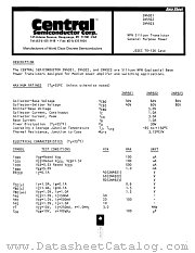 2N4921 datasheet pdf Central Semiconductor