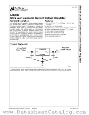 LM9036DTX-3.3 datasheet pdf National Semiconductor