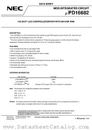 UPD16682W-XXX datasheet pdf NEC