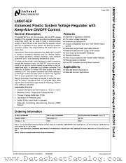 LM9074EP datasheet pdf National Semiconductor