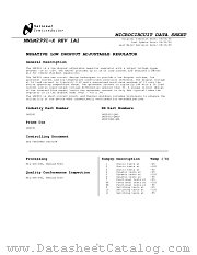5962-9650501VEA datasheet pdf National Semiconductor