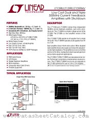 LT1399HV datasheet pdf Linear Technology