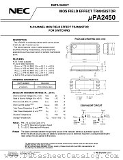 UPA2450TL-E1 datasheet pdf NEC
