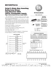 MC74HCT541ADWR2 datasheet pdf ON Semiconductor