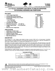 TLV5639IDWR datasheet pdf Texas Instruments