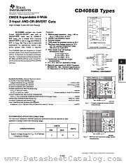 CD4086BPW datasheet pdf Texas Instruments