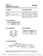 AF4825P datasheet pdf Anachip