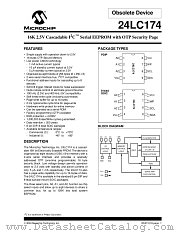 24LC174 datasheet pdf Microchip