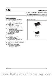 M59PW032-100N1 datasheet pdf ST Microelectronics