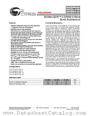 CY7C1413AV18 datasheet pdf Cypress