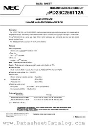 UPD23C256112A datasheet pdf NEC