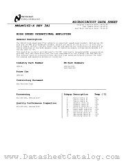 5962-9216501MPA datasheet pdf National Semiconductor