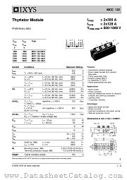 MCC122-14IO1 datasheet pdf IXYS