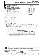SN74LV4053ATDREP datasheet pdf Texas Instruments
