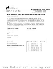 LF147J datasheet pdf National Semiconductor