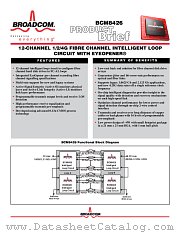 BCM8426 datasheet pdf Broadcom